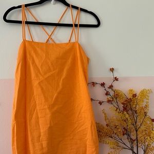 H&M Double Strap Linen Dress